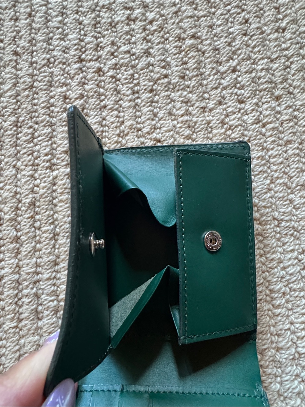 Bape Camouflage Bi-Fold Wallet - Green, Black, Cream - Picture 7 of 8